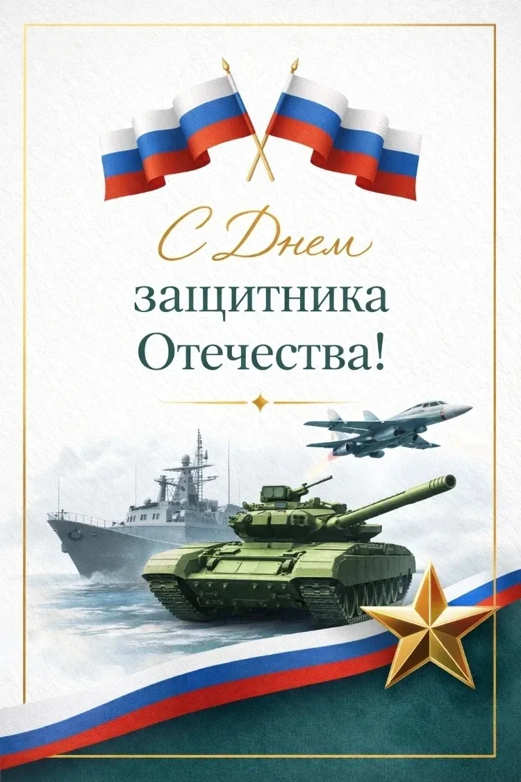 Сегодня мы чествуем всех защитников 🪖— от первоклассников до выпускников, от учителей до родителей. 