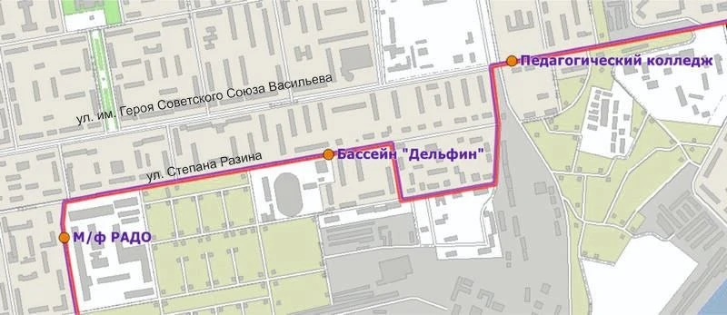 С 12 октября автобусы маршрута № 55 снова будут ходить по улице Степана Разина.