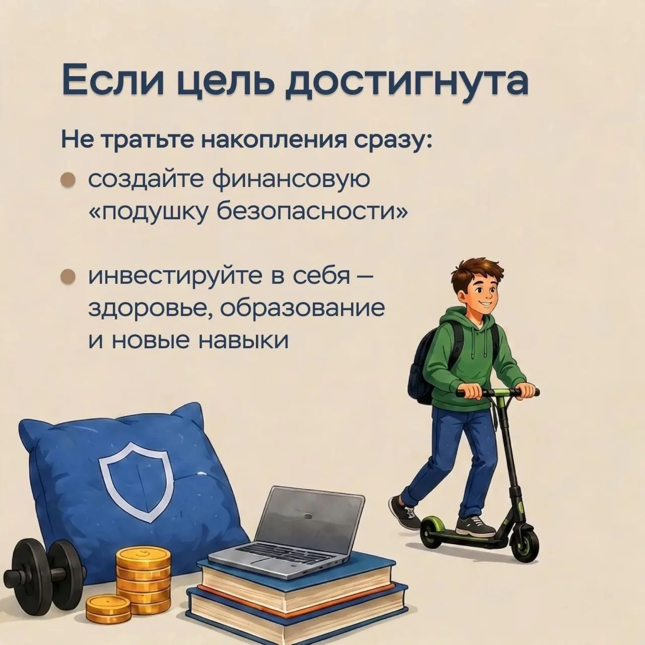 Как подростку накопить на свою первую крупную покупку?
🖥 Один из самых полезных навыков, который мо
