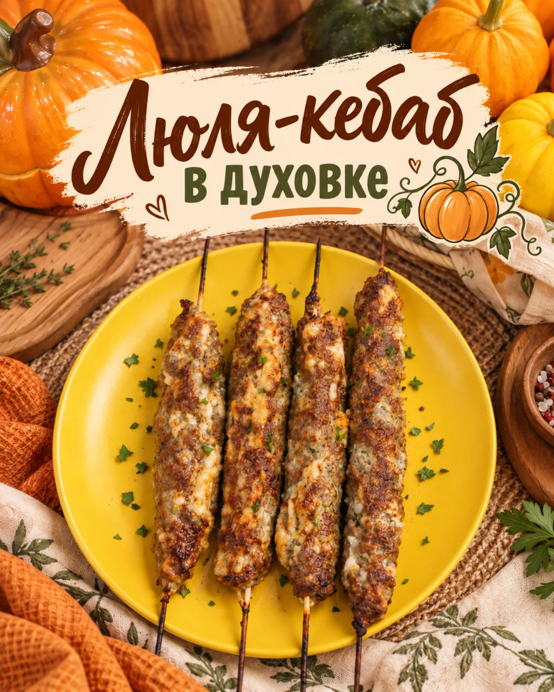 Ситуация, когда погода плохая, а люля-кебаб хочется. Да, его можно приготовить в духовк...