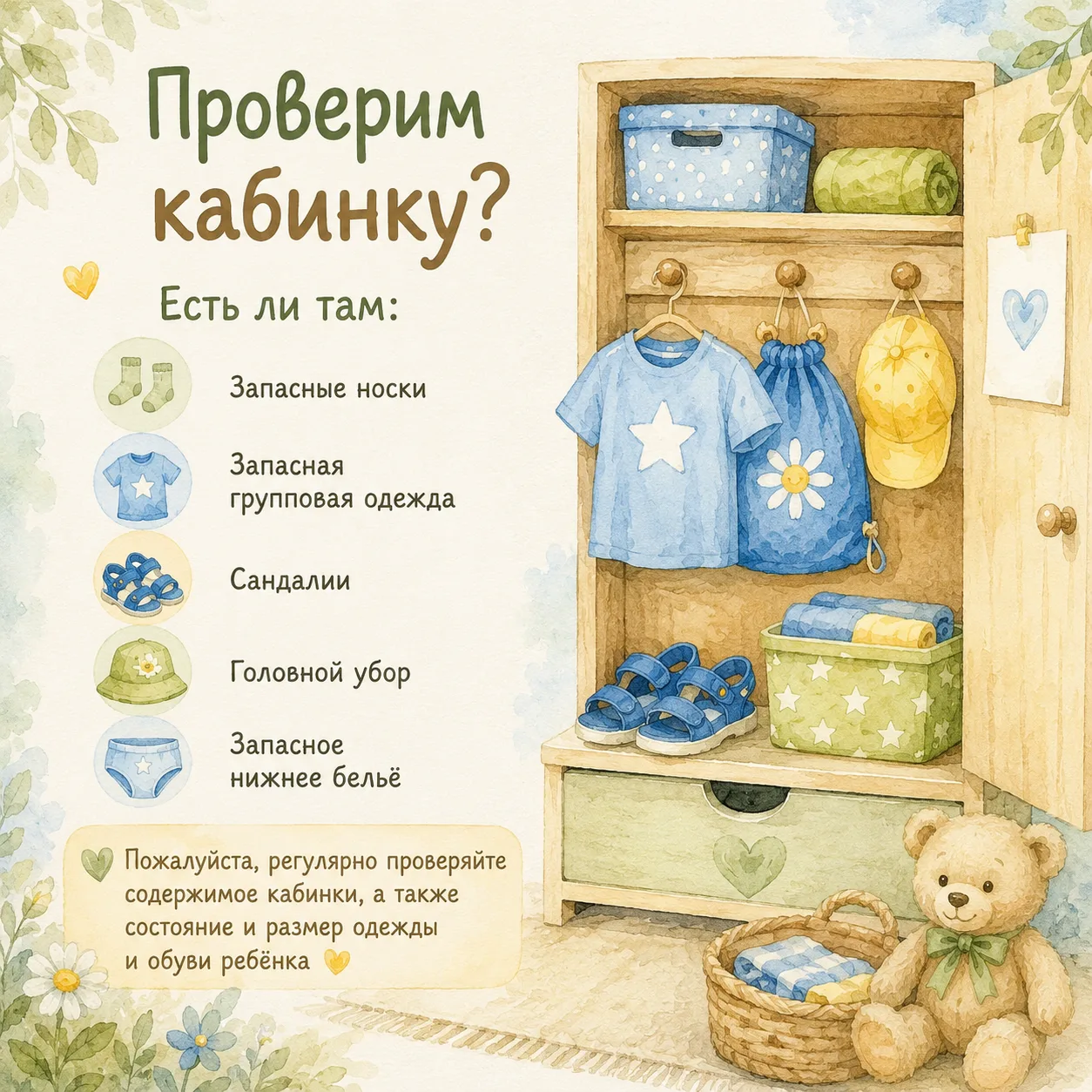 Иногда кажется, что всё уже давно лежит в кабинке... пока однажды не выясняется, что запасные носочк