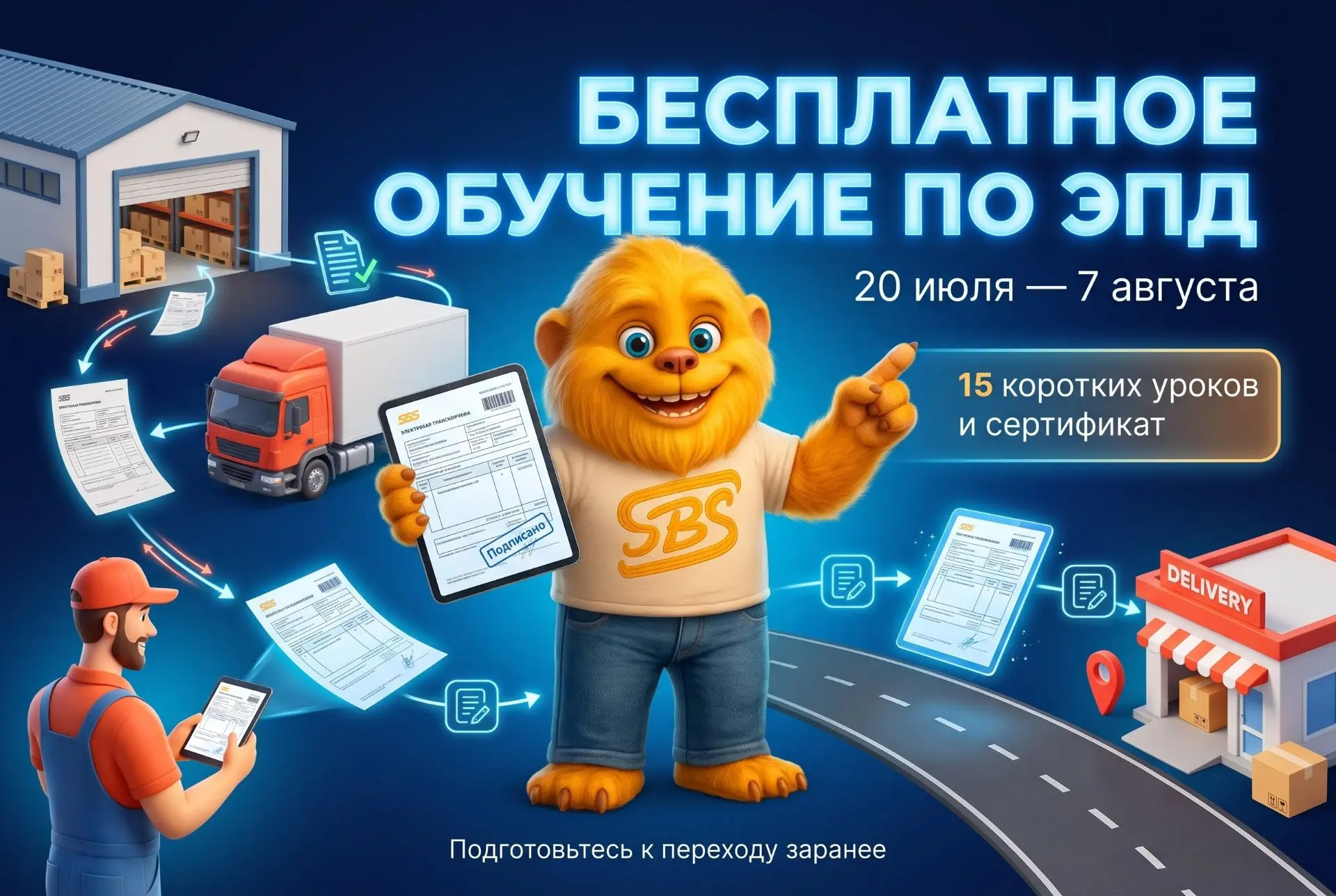 Отправляете, перевозите или принимаете товары?