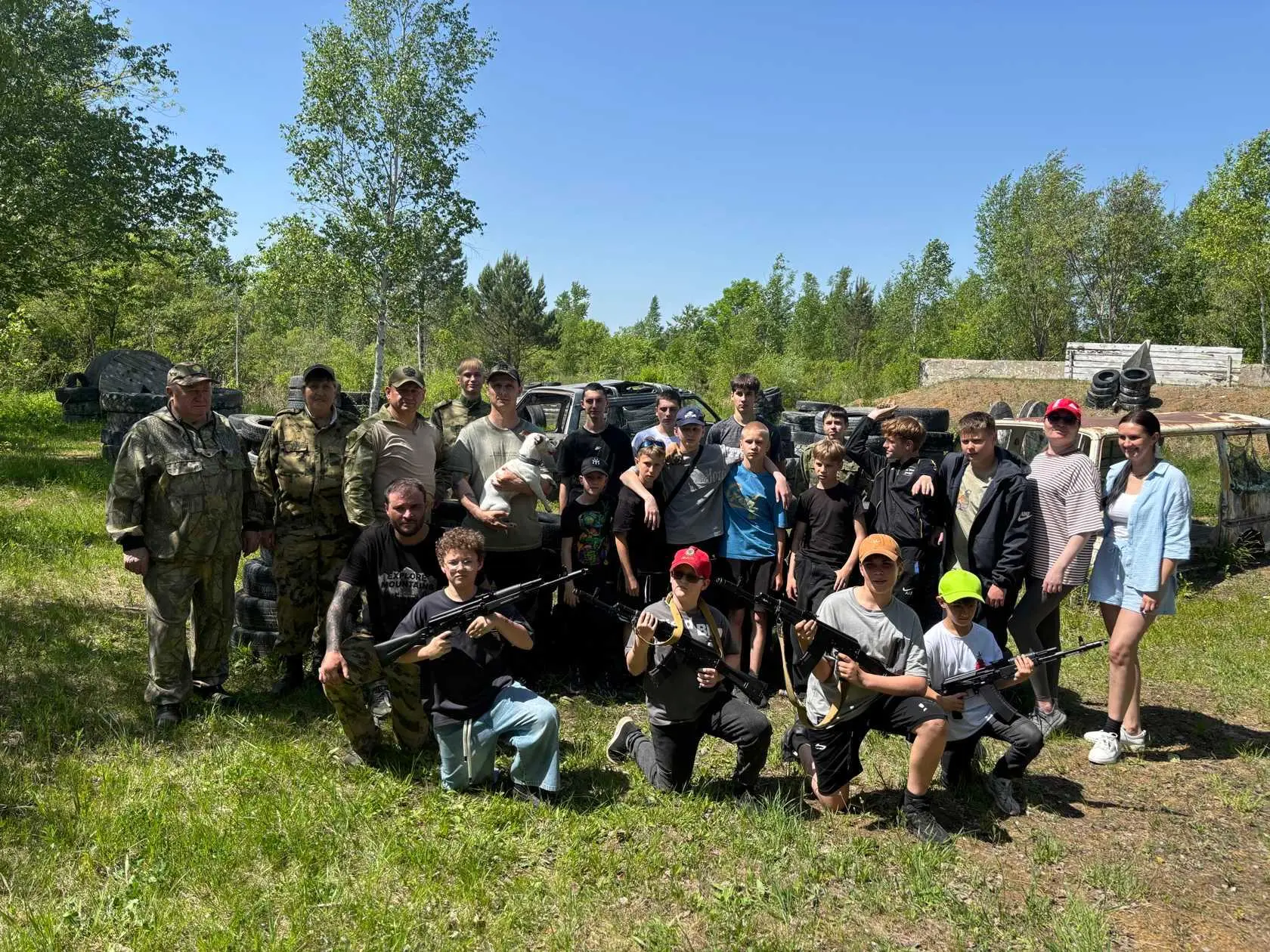 🏕️ Юные казаки Приморья проходят учебно-тренировочные сборы