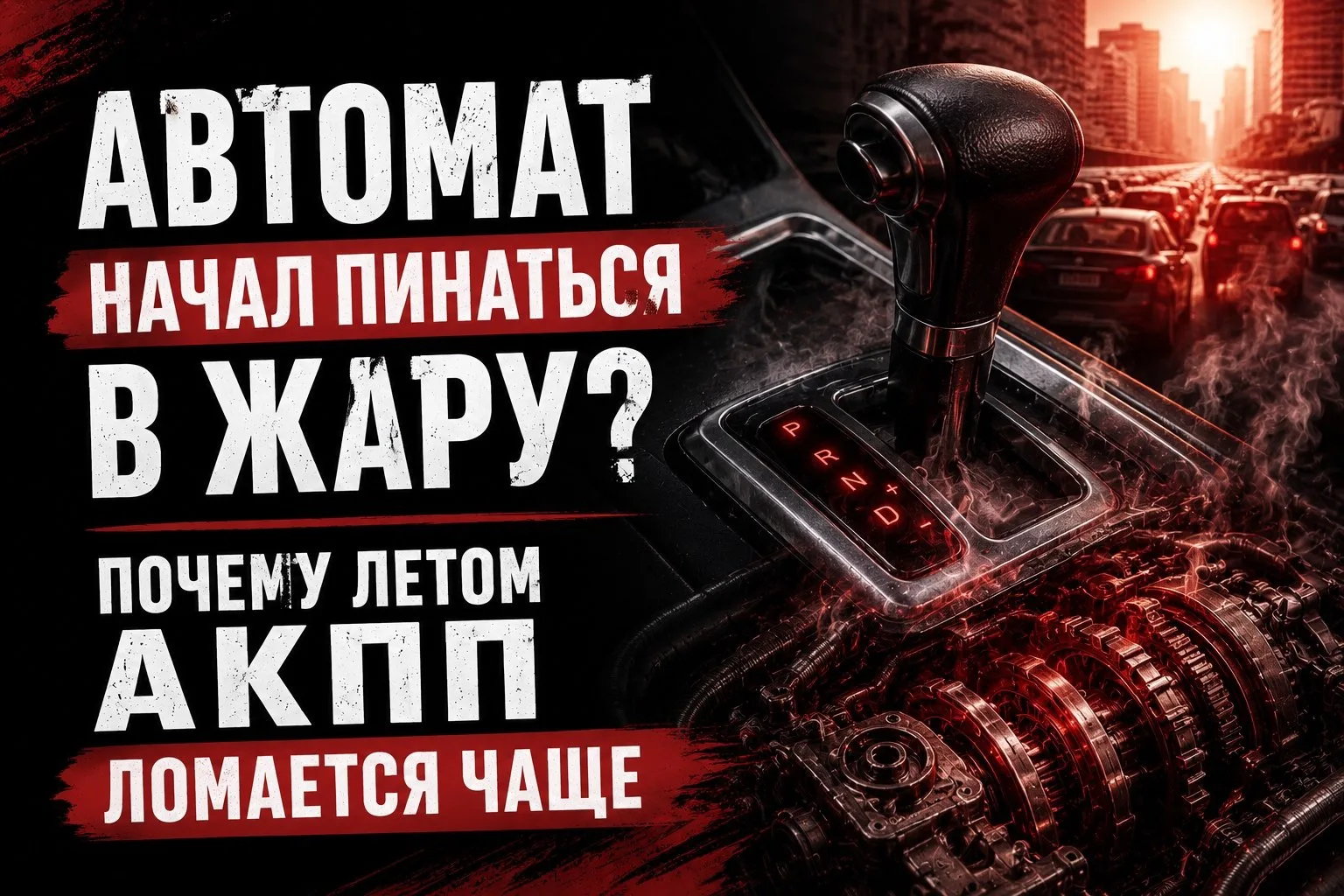 ⁉️ Автомат начал пинаться в жару? Почему летом АКПП ломается чаще