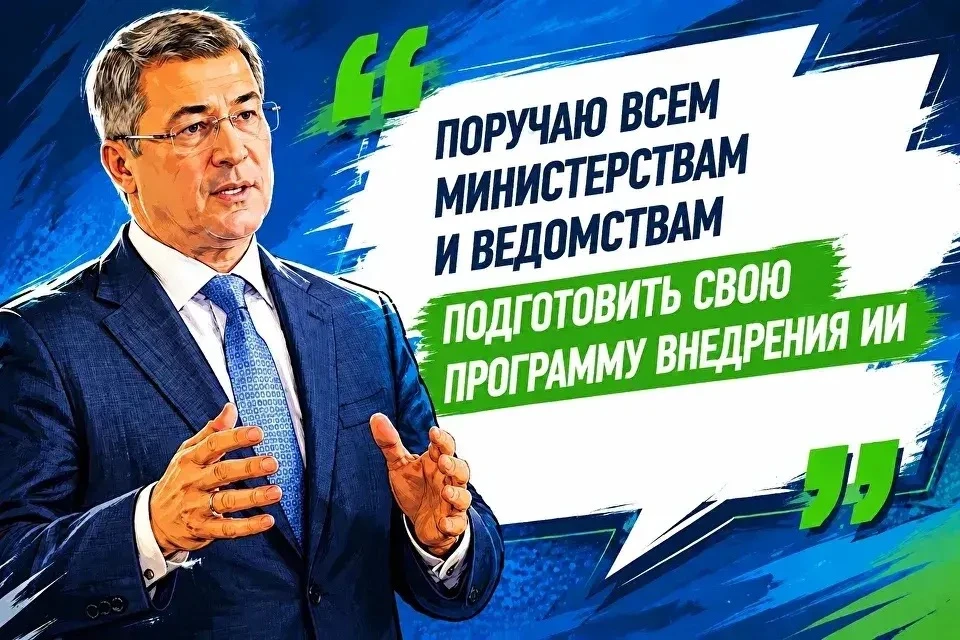 🚀 Искусственный интеллект: «Мы будем вводить его мечом и огнём!»  Башкортостан берёт курс на цифрово