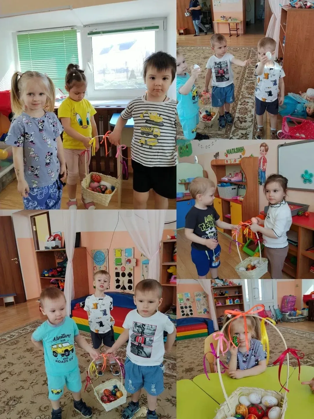 #ДетскийСадТУ 🍎 Вот и закончился наш краткосрочный проект в младшей группе «Яблочко» — «Светлая Пасх