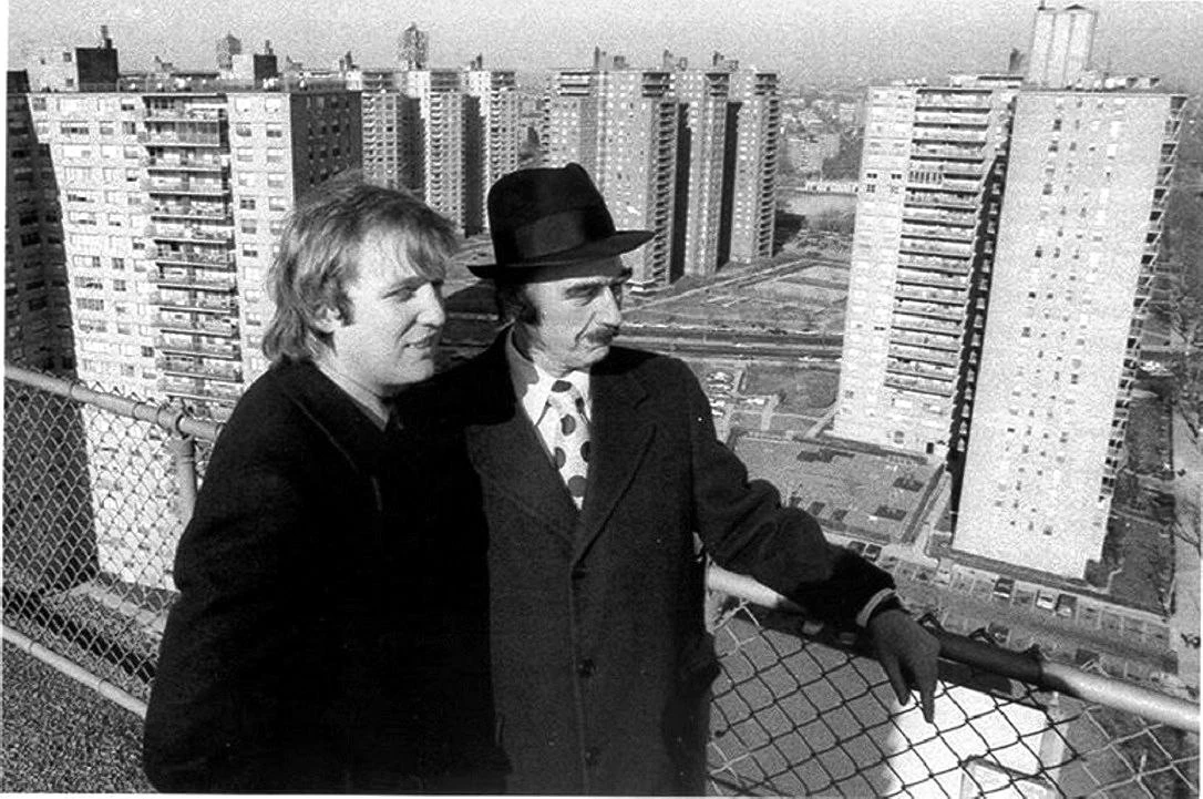 Застройщик Фред Трамп с сыном Дональдом, Нью-Йорк, 1970 год.