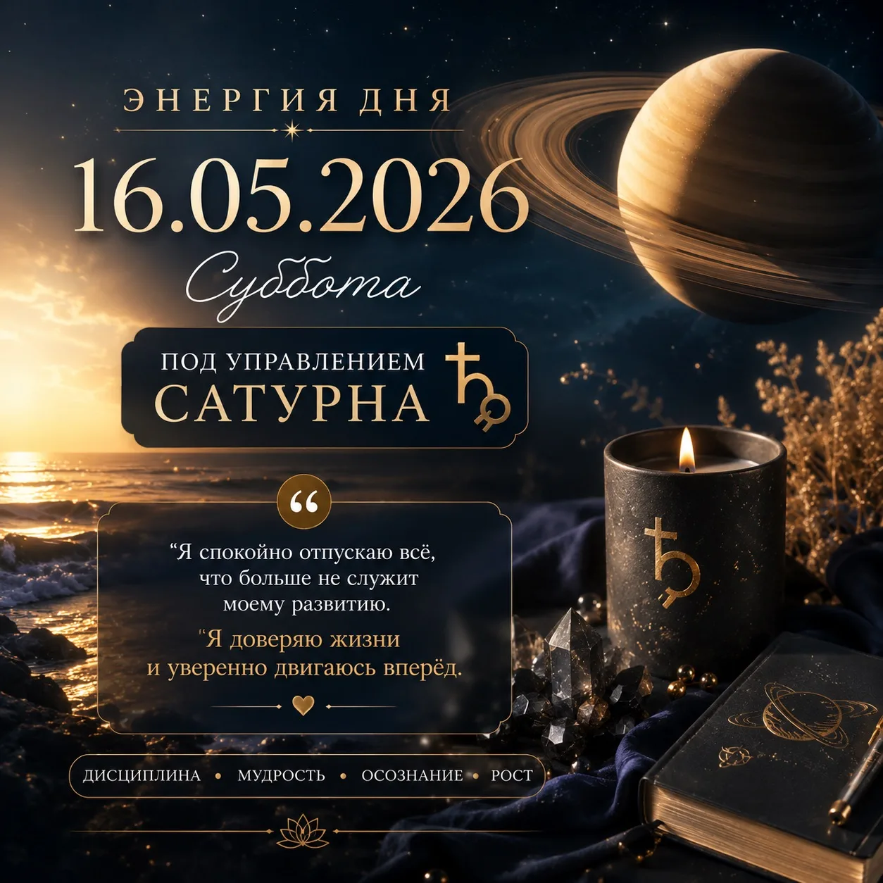 ✨ ЭНЕРГИЯ ДНЯ — 16.05.2026