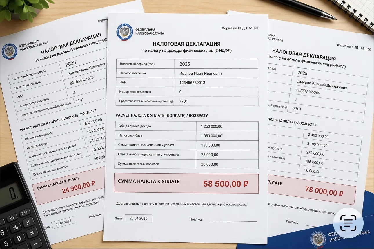 ⏳ Осталось всего 7 дней, чтобы отчитаться о доходах за 2025 год!
Если вы еще не подали декларацию 3-