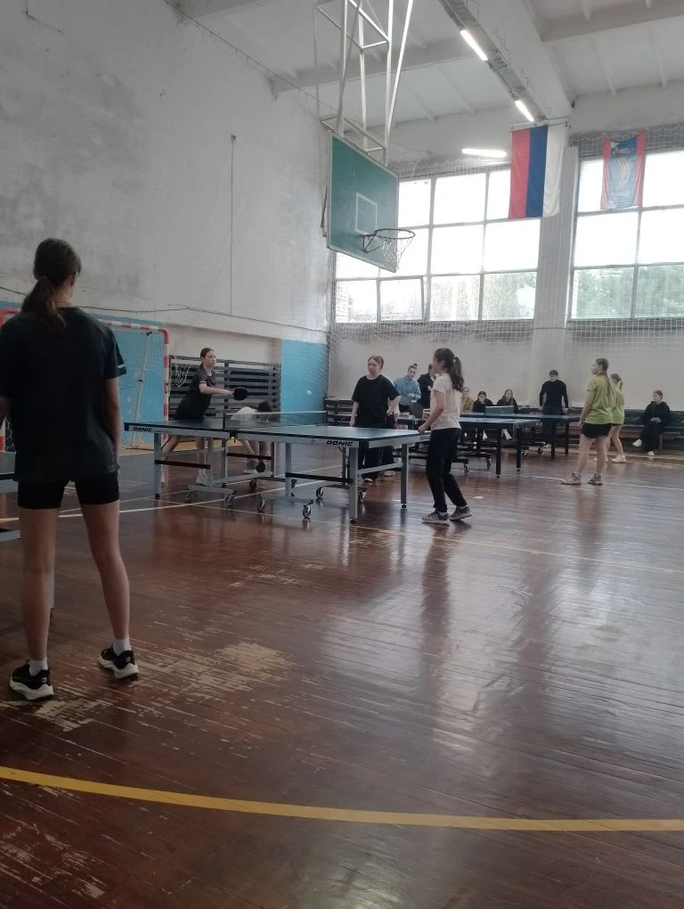 🏓 Борьба за мячом, победа — за характером! 💪✨  На этапе «Президентских спортивных игр» прошли напряж