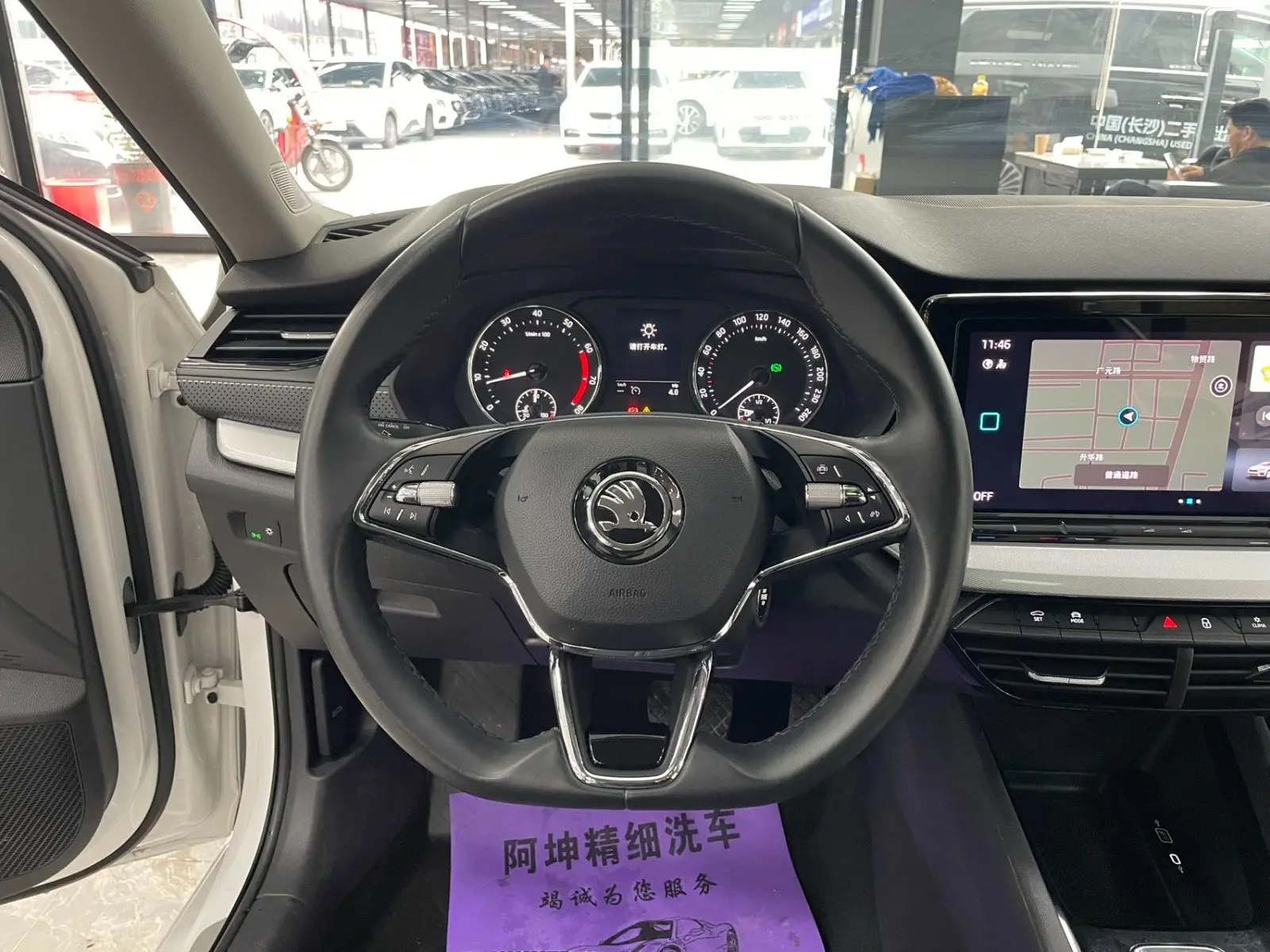 ✅ В продаже в Китае  Škoda Octavia Pro 2022 год 38 000 км 1.4 бензин - 150 ЛС Передний привод  ✅ Ком
