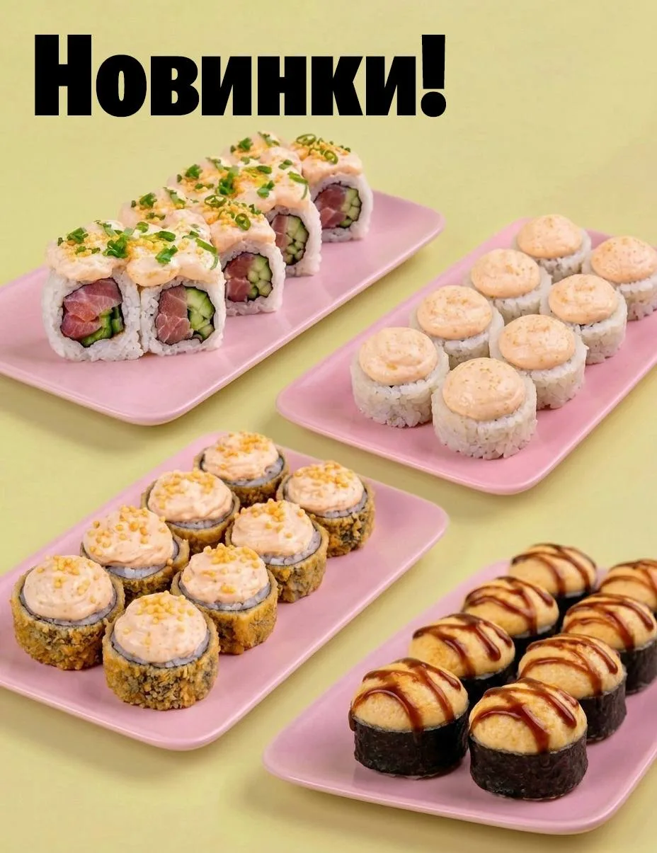 УРААА 🥳🥳

Встречайте новую серию роллов с безумно нежным ГРЕБЕШКОМ 🤤

Да-да, мы добавили в меню с