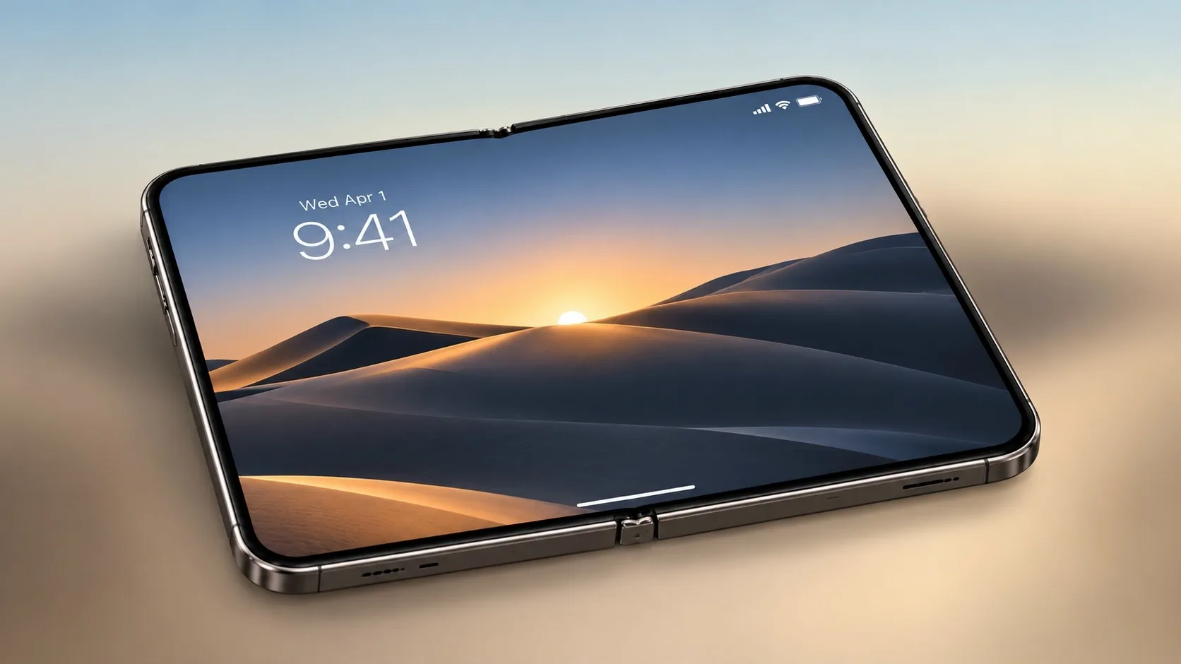 У iPhone Duo можно заменить верхний слой складного экрана отдельно