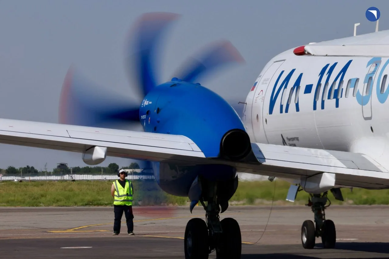 ✈️ Новый российский Ил-114-300 в конце июля 2026 года впервые прибыл в Узбекистан, с ко...