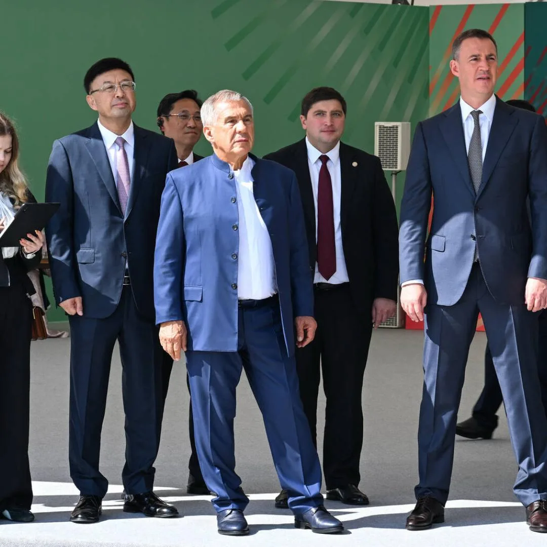 🏭👏 Минниханов и Патрушев дали старт строительству завода в ОЭЗ «Зелёная долина»