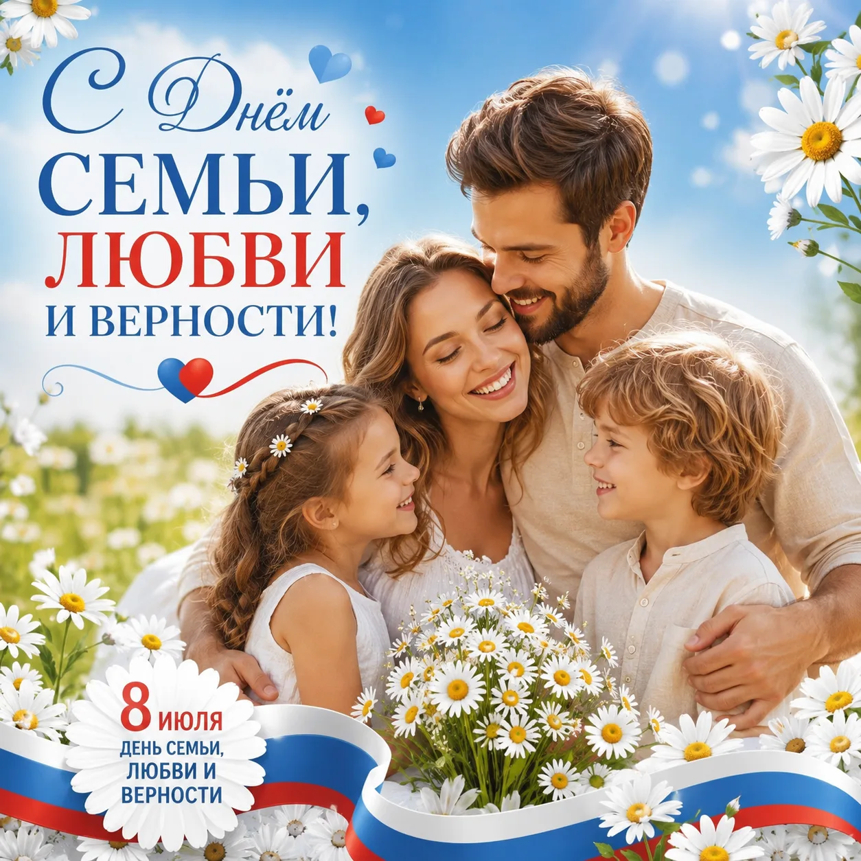 🌼 8 июля — День семьи, любви и верности! 💛

Сегодня мы поздравляем наши семьи с этим добрым и свет