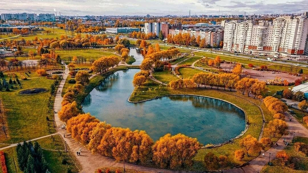 📸 Парк Малиновка в Красногвардейском районе появился в конце 1980-х годов на месте вос...