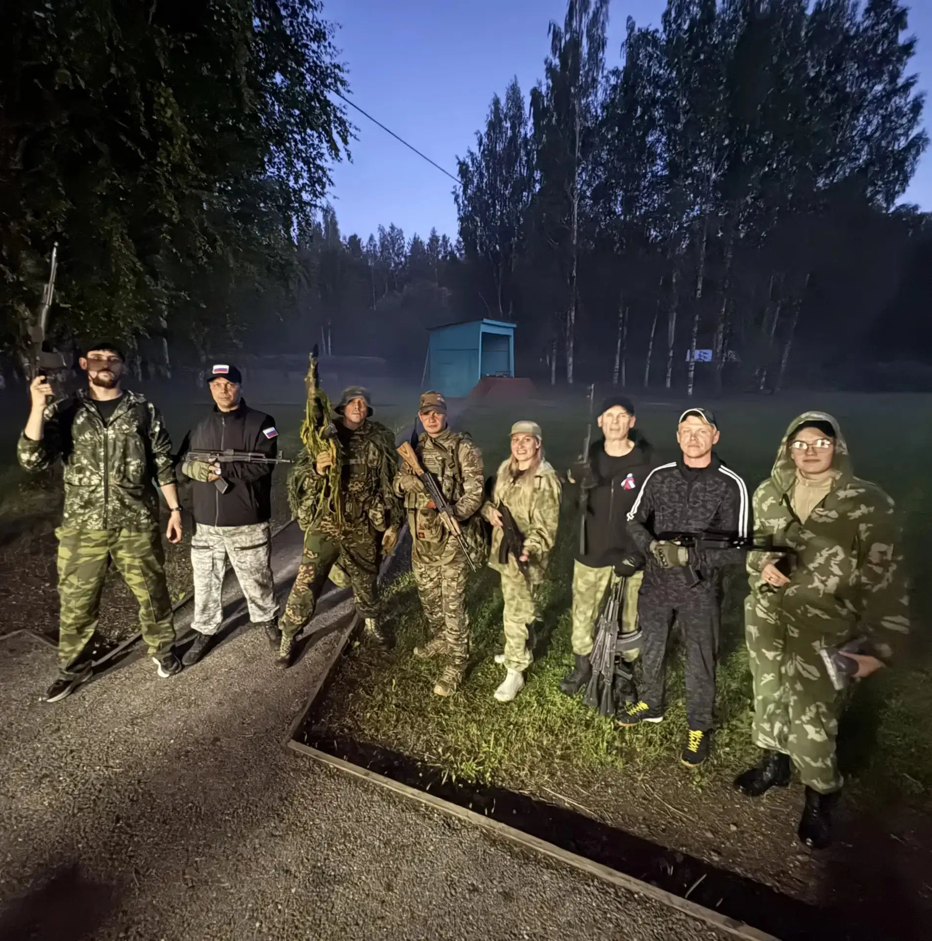 🦅🇷🇺Окружной оборонно - спортивный лагерь "Витязь" набирает обороты. Прошли соревнования по перетя