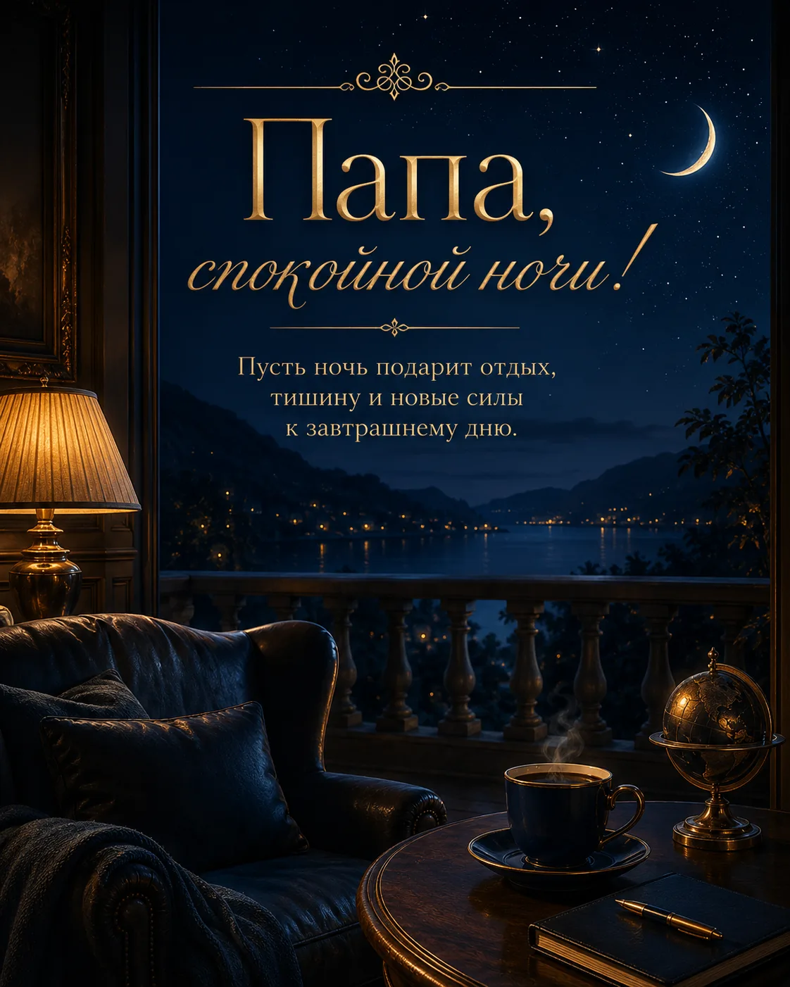🌙 Папа, спокойной ночи!