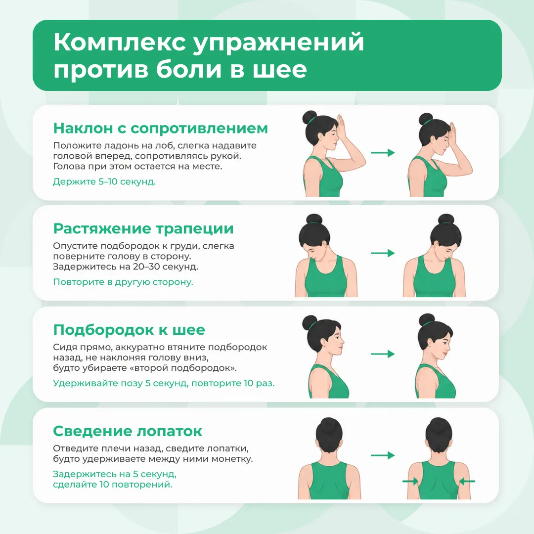 Две минуты — и шея скажет вам спасибо