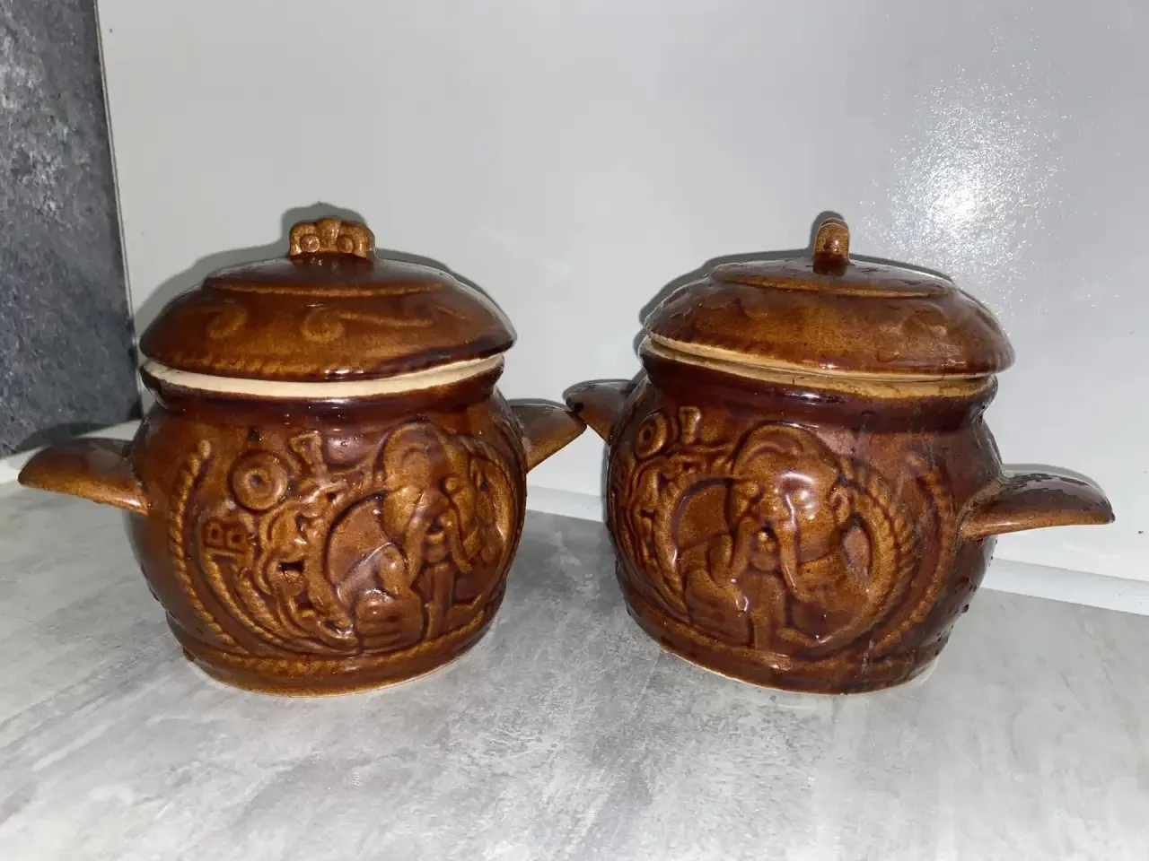 Керамические горшочки для запекания с крышкой, 2 шт., 700 мл