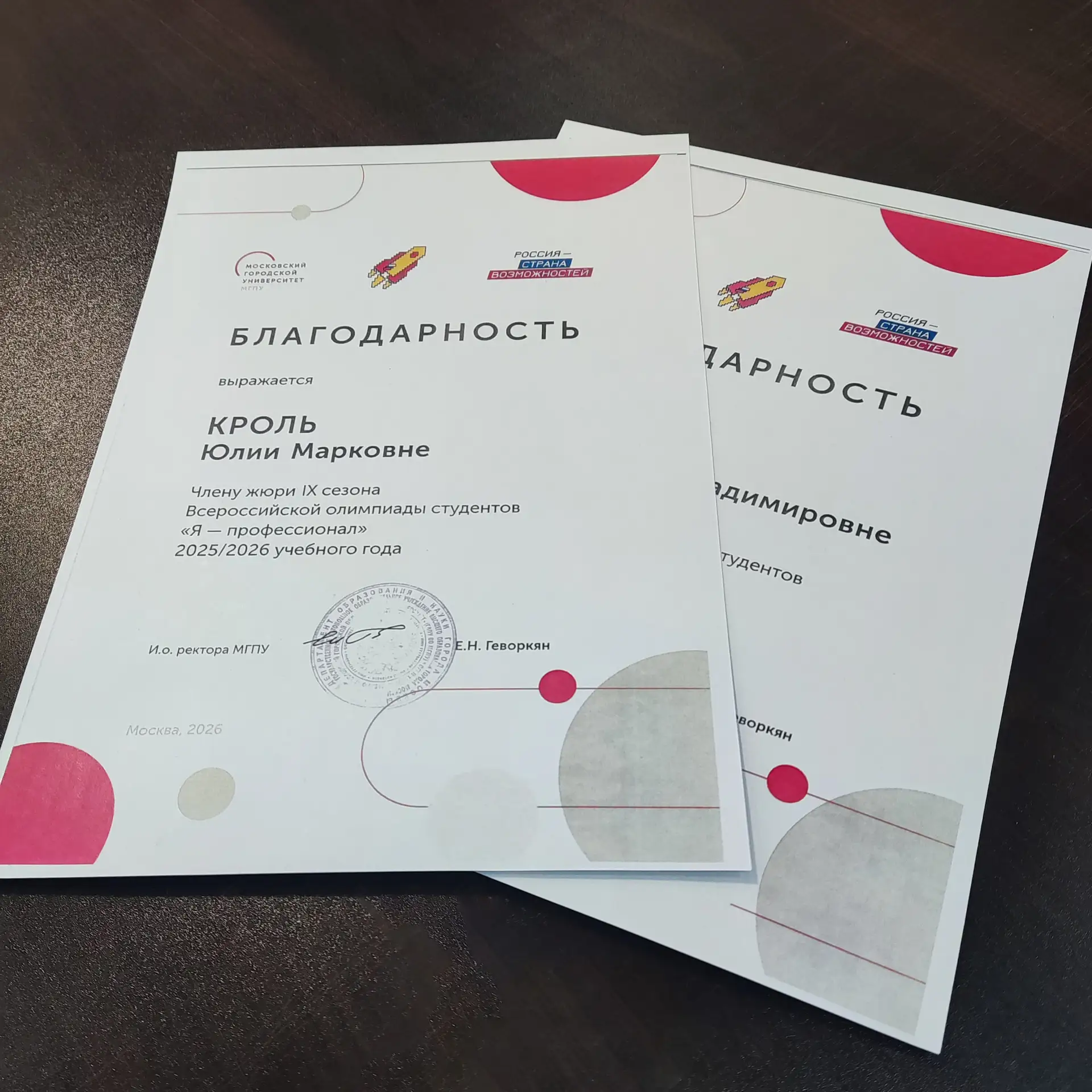 🌟 Наши в жюри «Я — профессионал»!  Старший методист Юлия Марковна Кроль и педагог Александра Владими