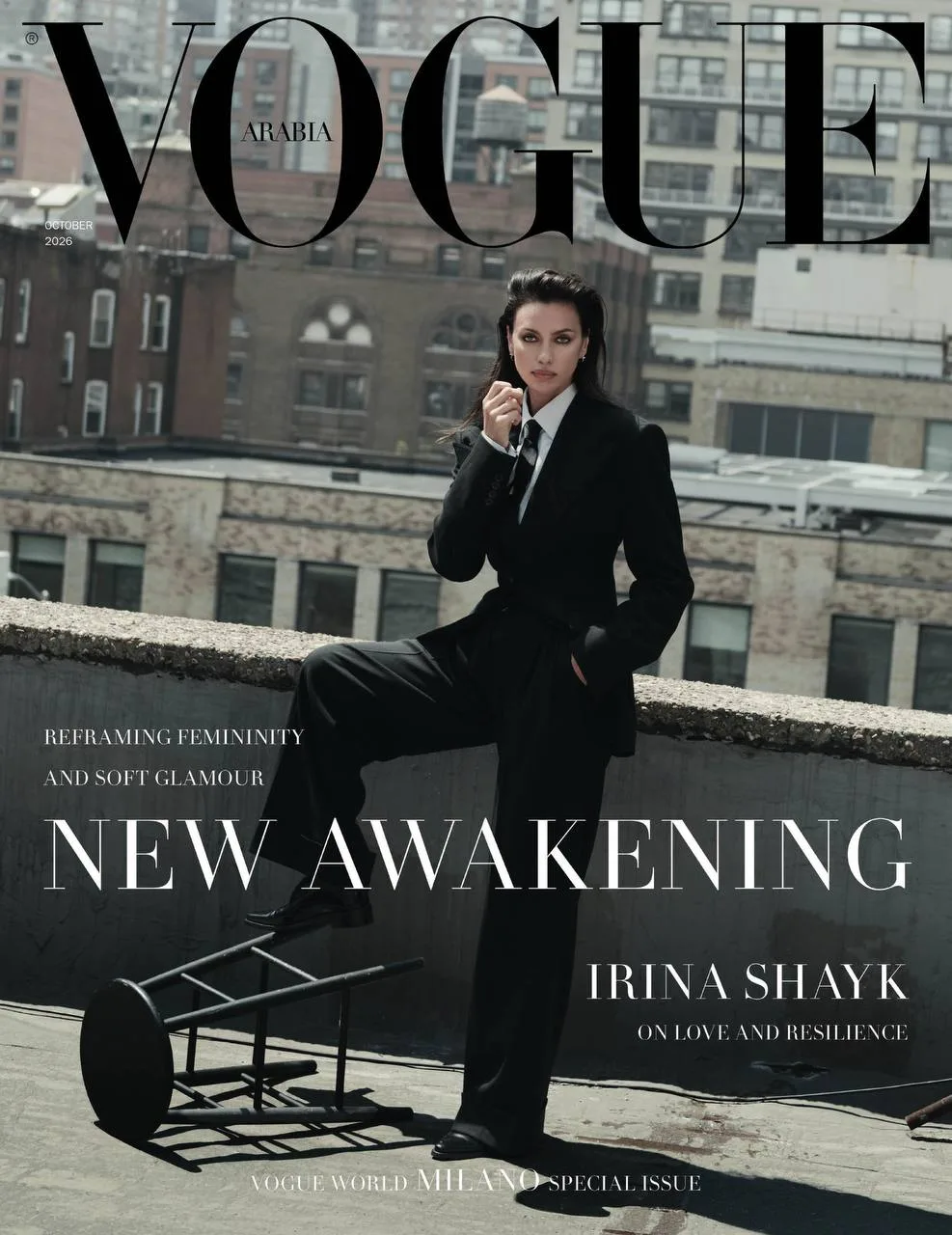 Ирина Шейк в новой съёмке для VOGUE.