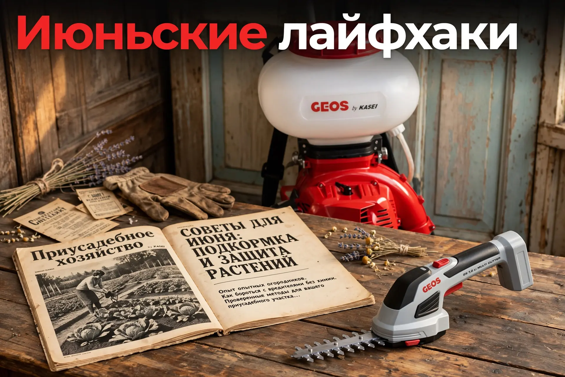 📜 Секреты старых садоводов: июньские лайфхаки из журнала «Приусадебное хозяйство» 1965...