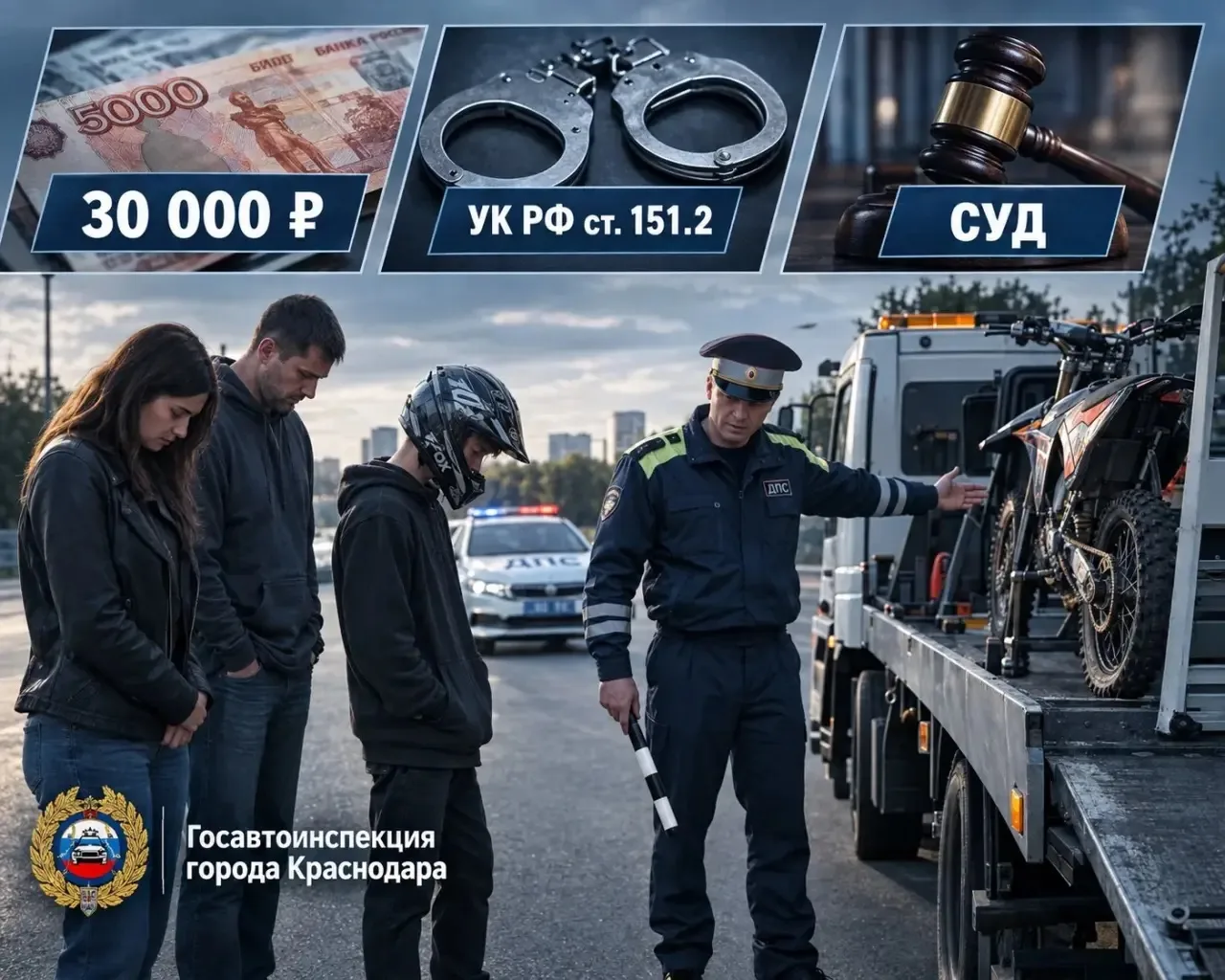 🚨Питбайк и несовершеннолетний: что важно знать