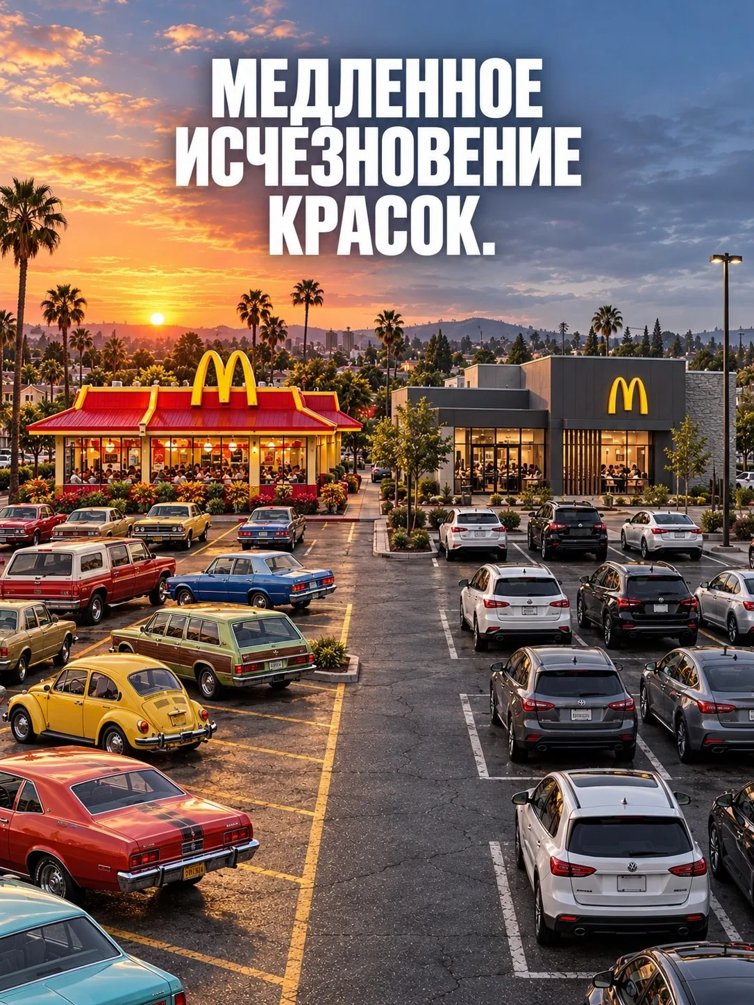 Медленное изчезновение красок