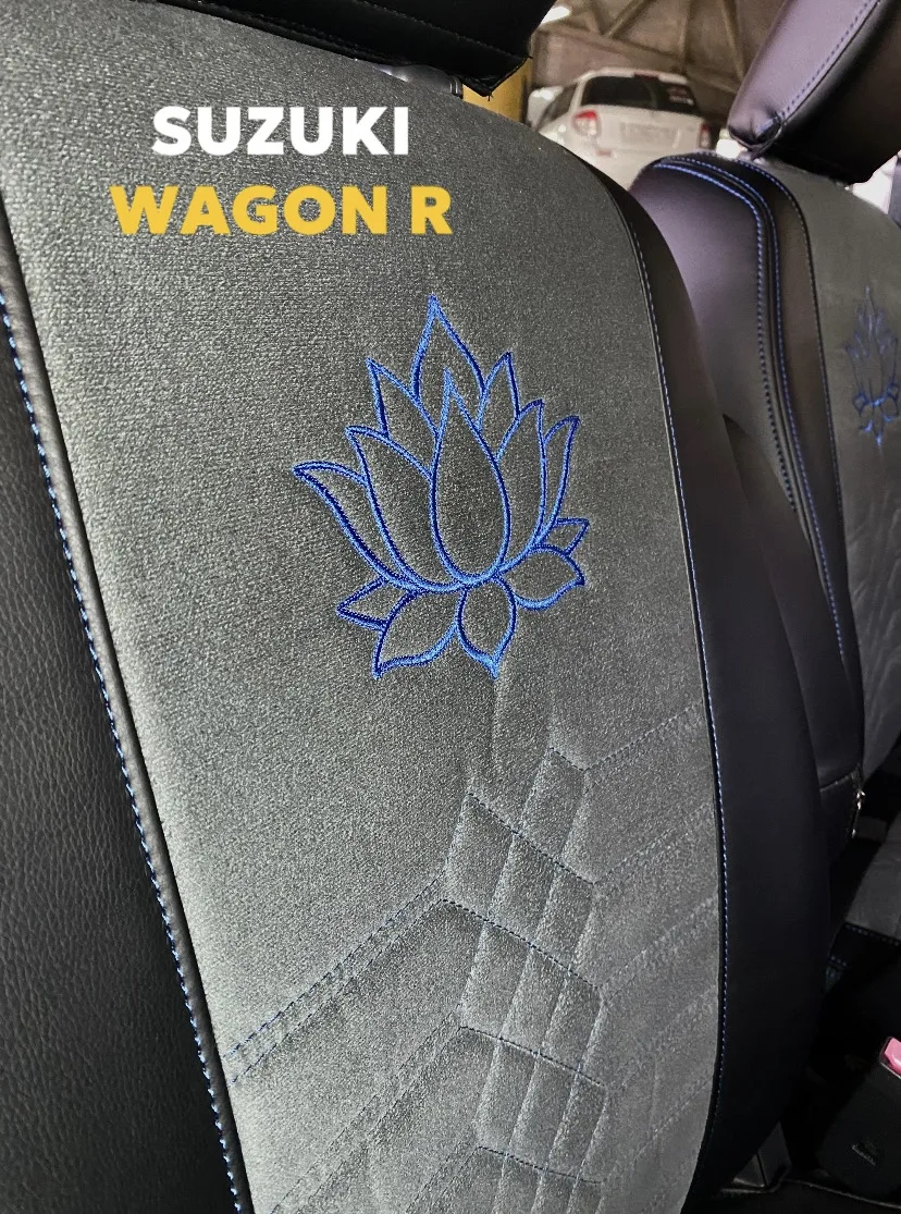 Обновили салон Suzuki Wagon R

Сшили и установили модельные чехлы:
⌑ чёрная экокожа
⌑ темно-серая ал