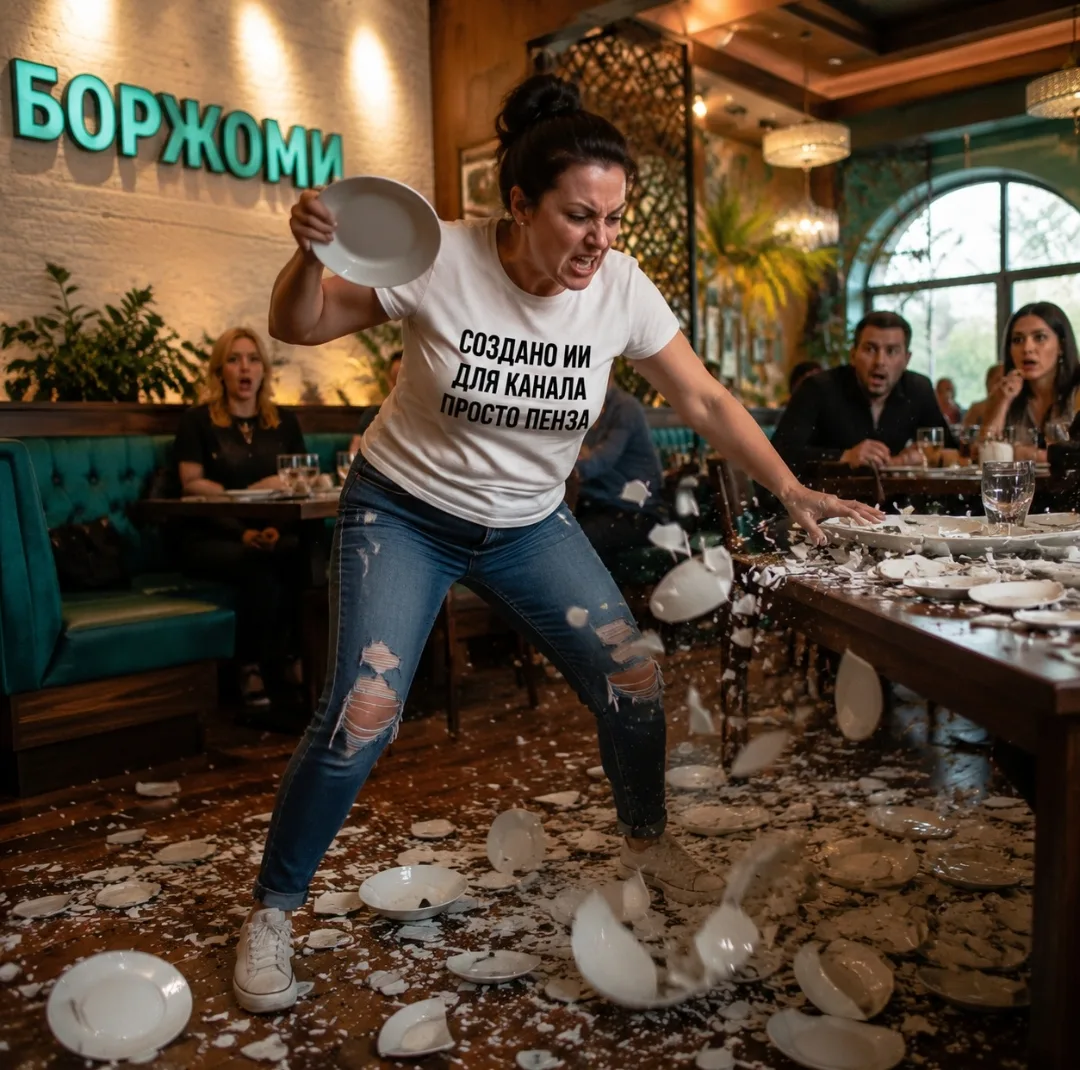 Ярость в ресторане: пензячка устроила погром на улице Баумана.

В ночь на 11 июня посетительница раз