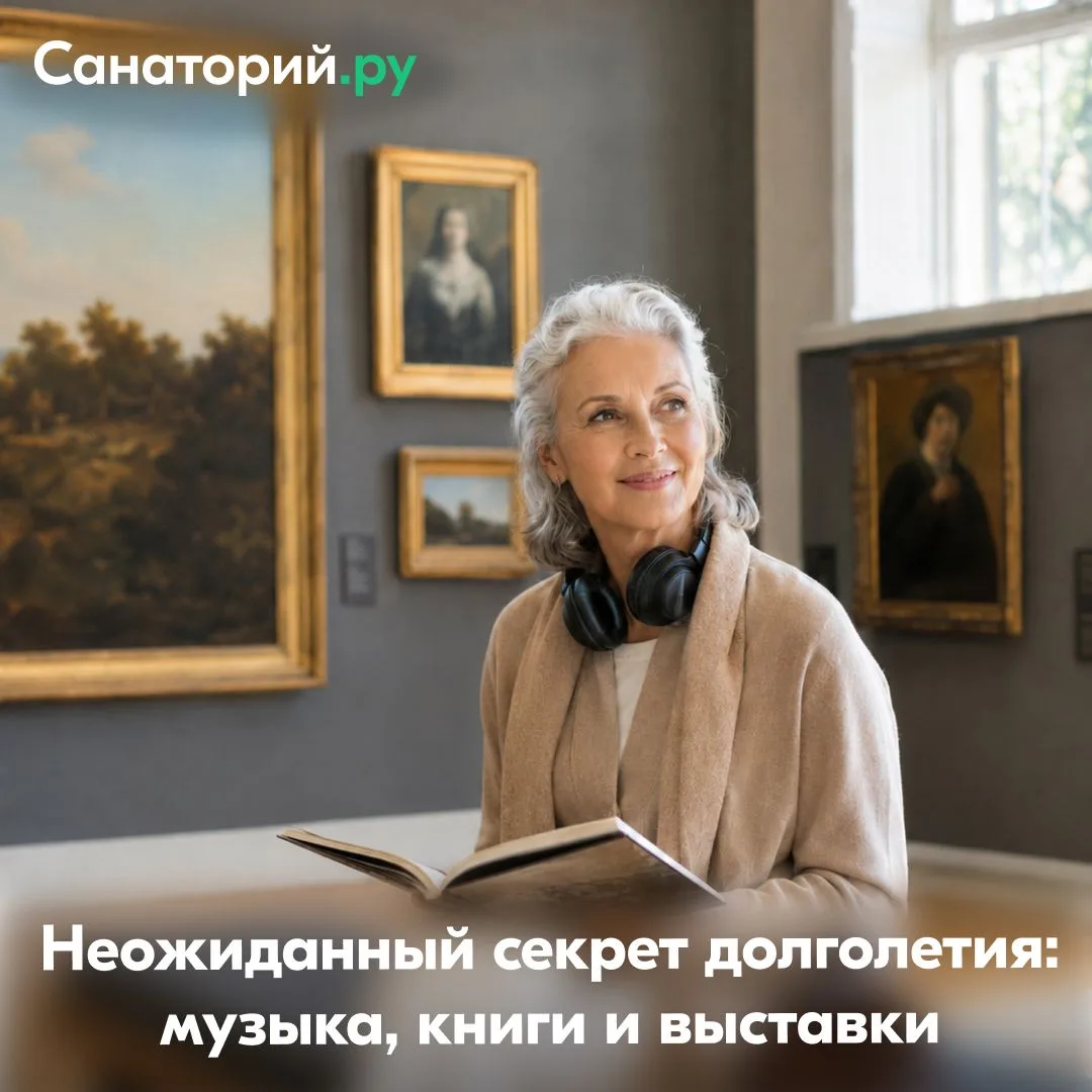 📚 Неожиданный секрет долголетия: музыка, книги и выставки

Ученые все чаще связывают культурные увл