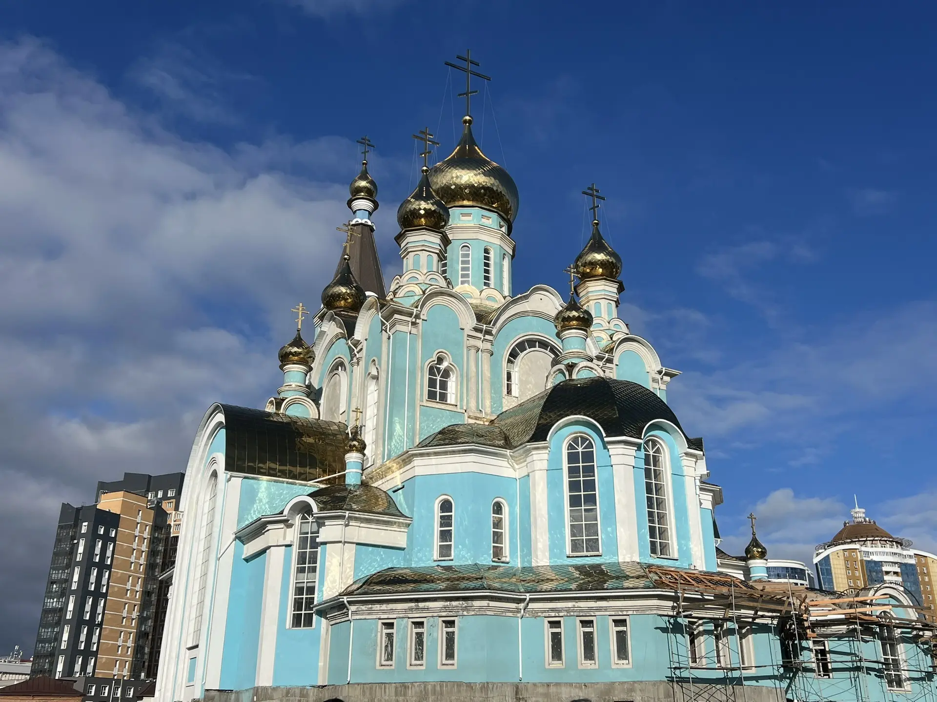 🙌🏻 Глава Бурятии познакомился с ходом строительства Успенского кафедрального собора