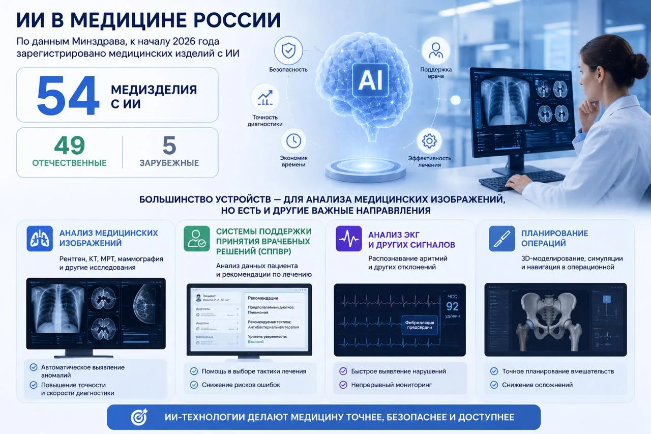 🤖🇷🇺 ИИ в медицине: от пилотов к национальной стратегии