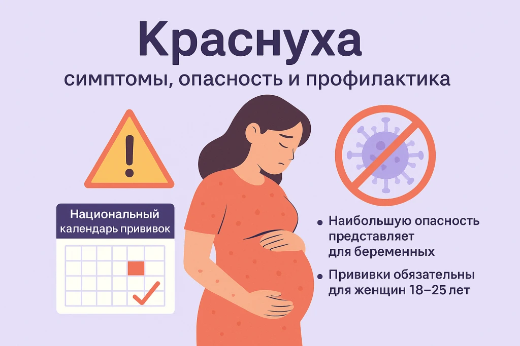 Краснуха у детей обычно протекает легко, но может быть опасна для беременных. Главная з...