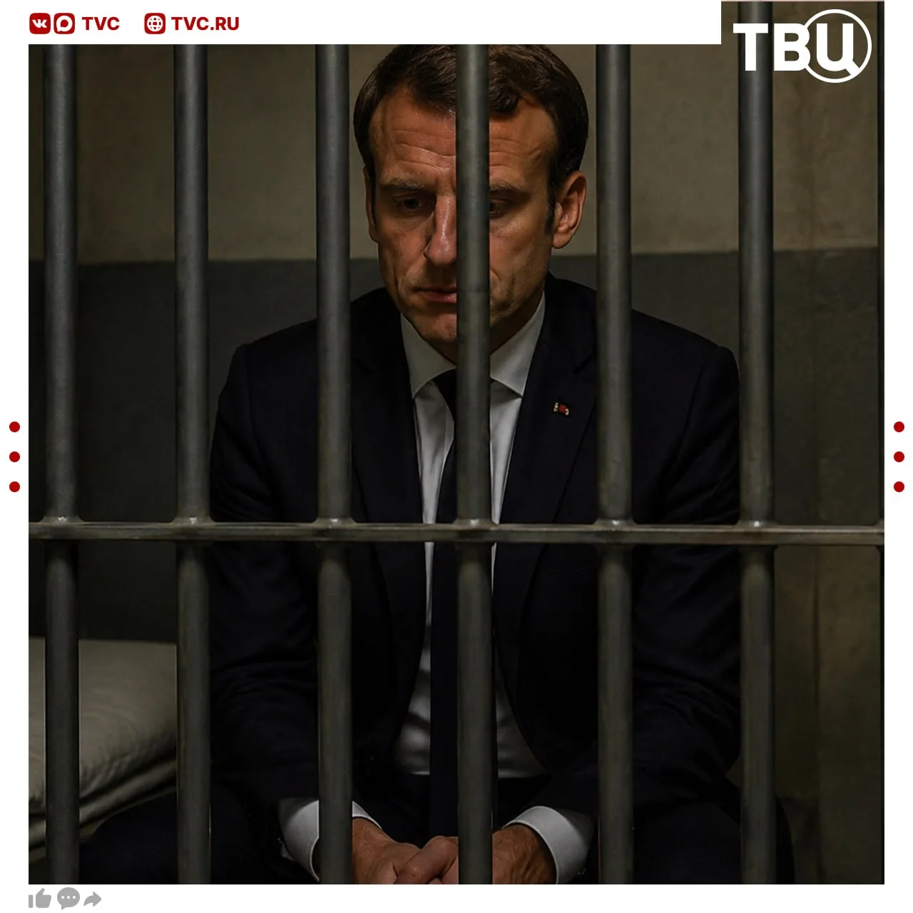 Макрона могут отправить в тюрьму: в его резиденции прошли обыски по делу о госконтрактах  Антикорруп