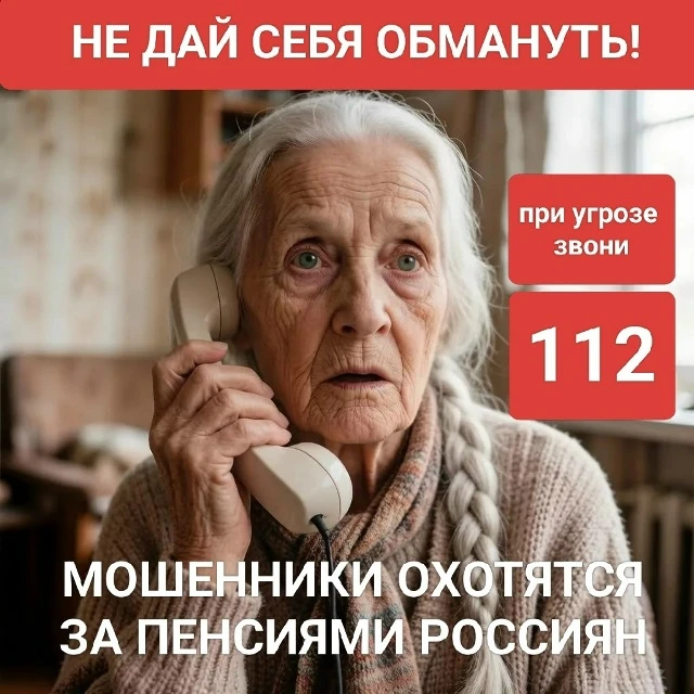 ⚡❗КИБЕРЛИКБЕЗ: МОШЕННИКИ ОХОТЯТСЯ ЗА ПЕНСИЯМИ РОССИЯН