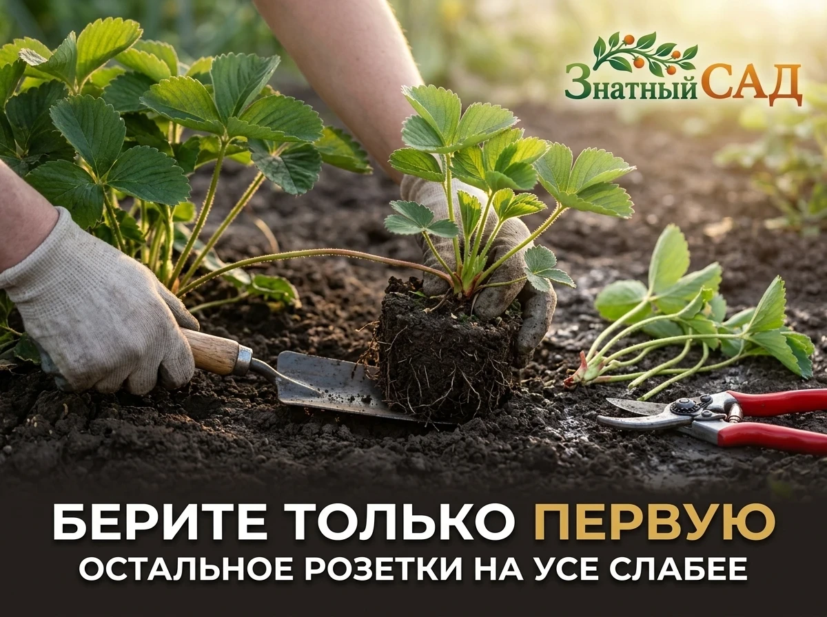 🍓 ЧТО ДЕЛАТЬ С УСАМИ, КОТОРЫЕ ВЫ УЖЕ УКОРЕНИЛИ
