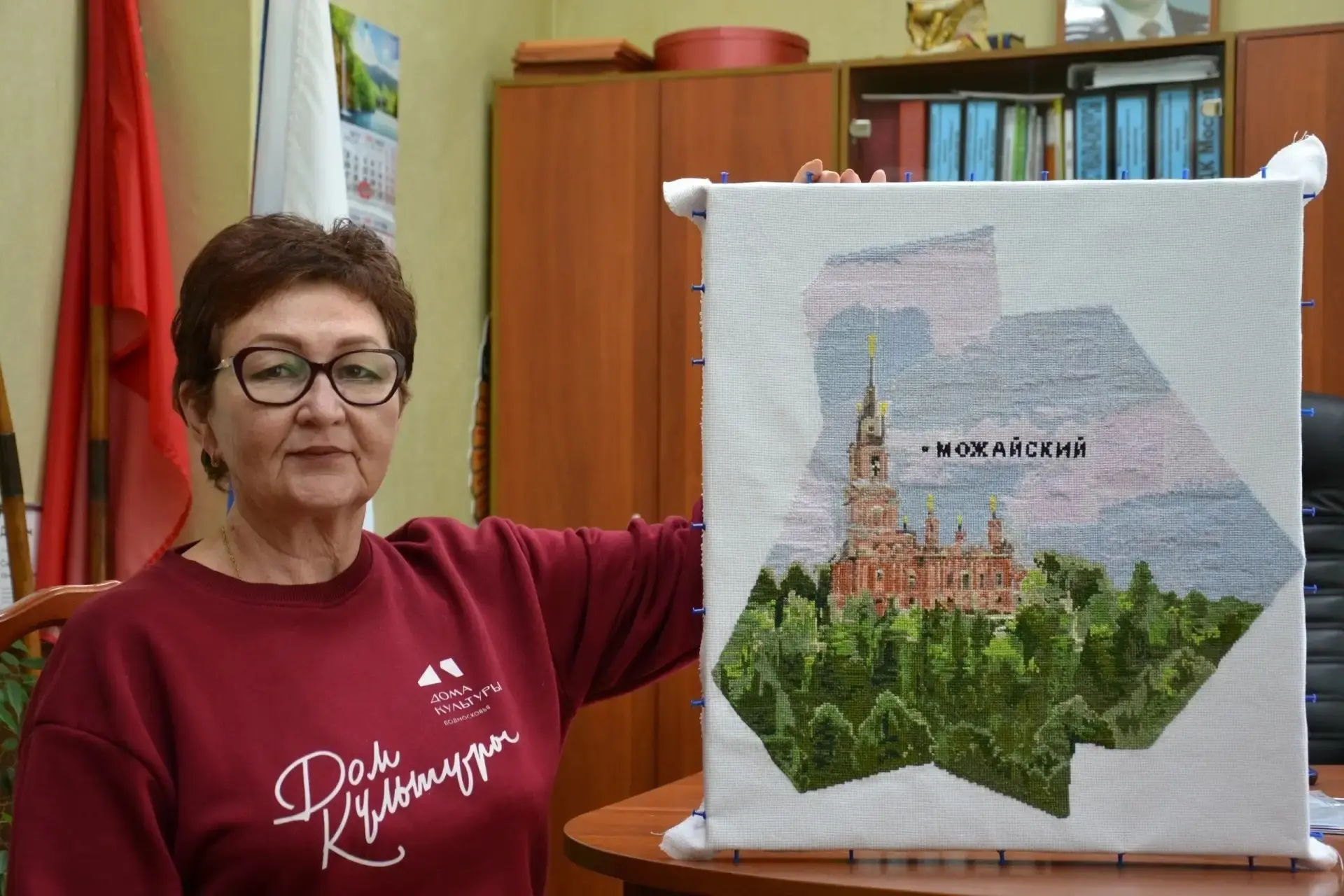 Можайск официально стал частью грандиозного проекта «Вышитая карта Подмосковья». Наш ун...