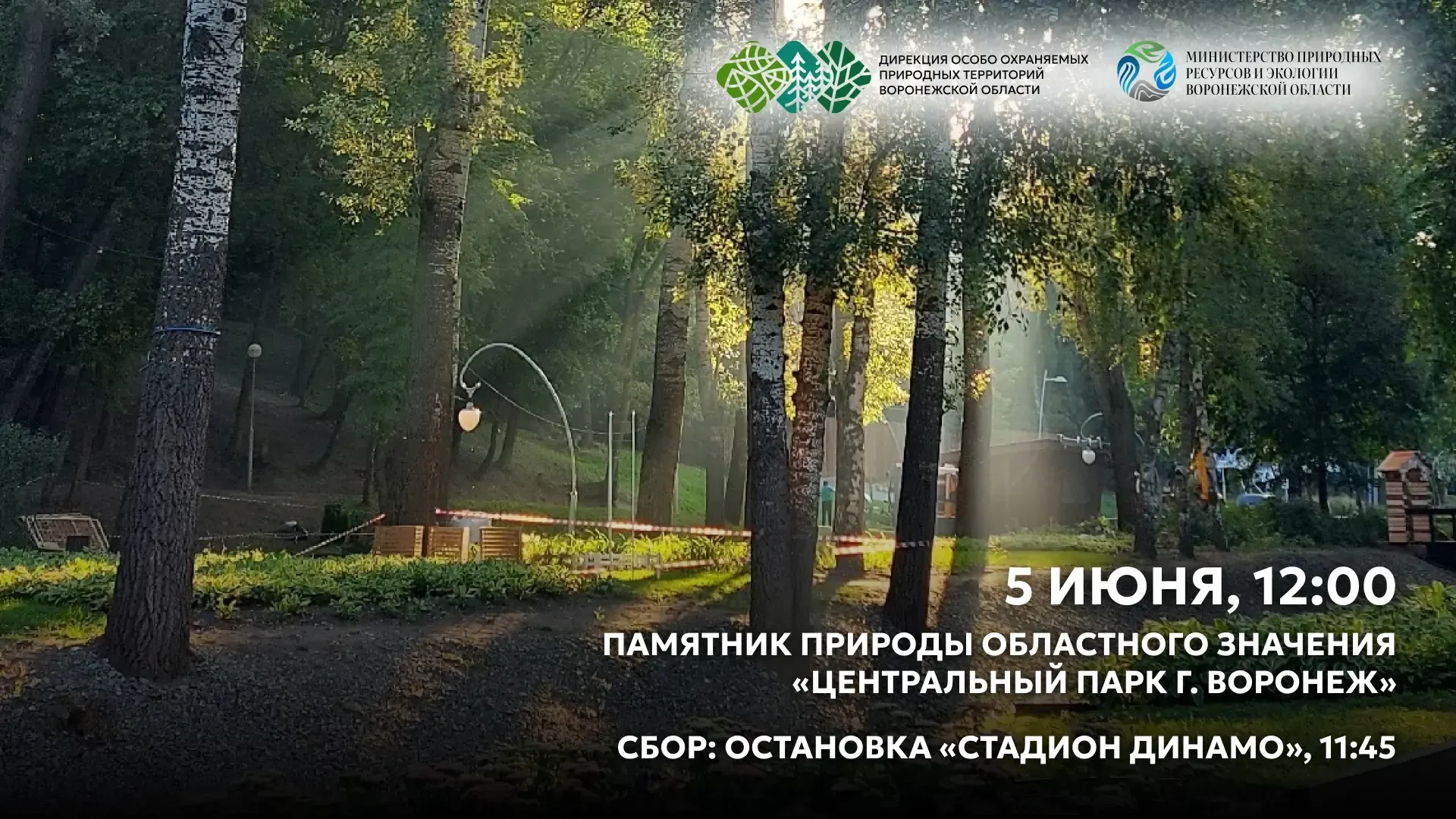 А уже на следующий день, 5 июня (пятница) с 12.00 до 14.00 на территории ООПТ «Централь...