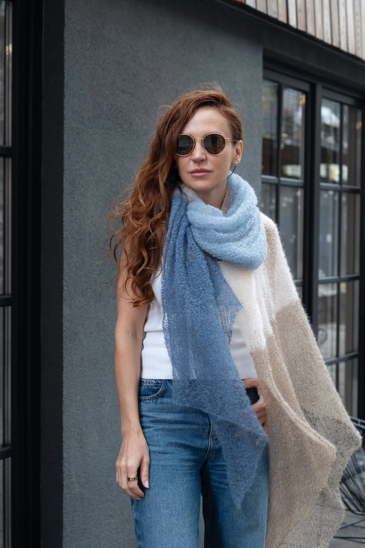 Сочетания для палантина из Extra Fine Boucle Kidmohair Adele’s Mohair 🧶

Выбирайте 4 или 5 оттенков