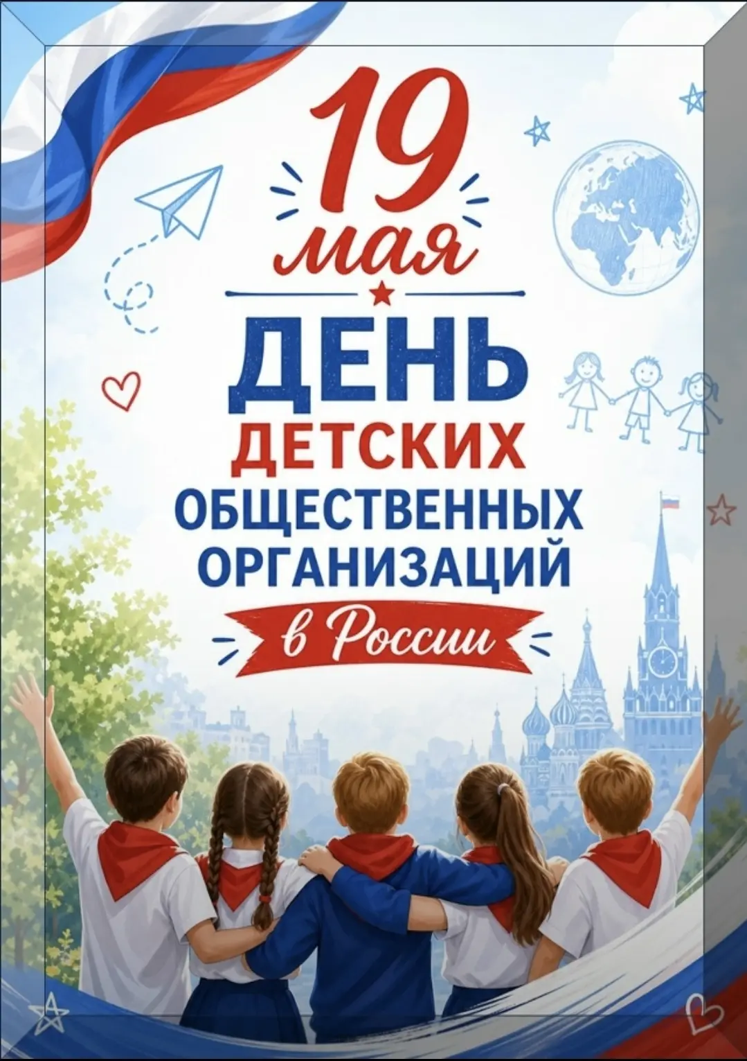 📆19 мая, в России будет отмечаться День детских общественных объединений и организаций...
