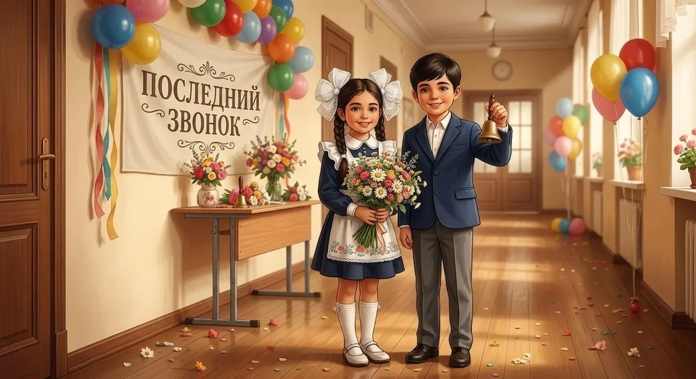 Дорогие выпускники! Сегодня для вас звучит последний школьный звонок. Он открывает двер...