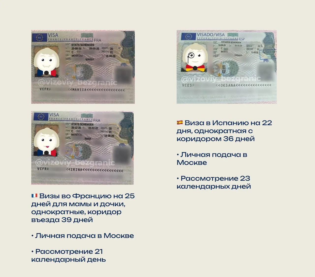 Друзья, делимся подборкой свежих кейсов по шенгенским визам