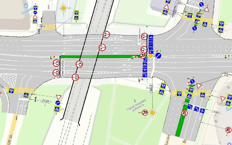 🚦 Схема движения у ТД «Барс» существенно изменится: поворот к ТД и ЖК сдвинут в сторон...