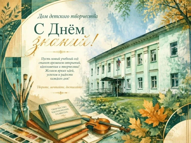 С 1 сентября! С Днём знаний! 🍁🔔📚