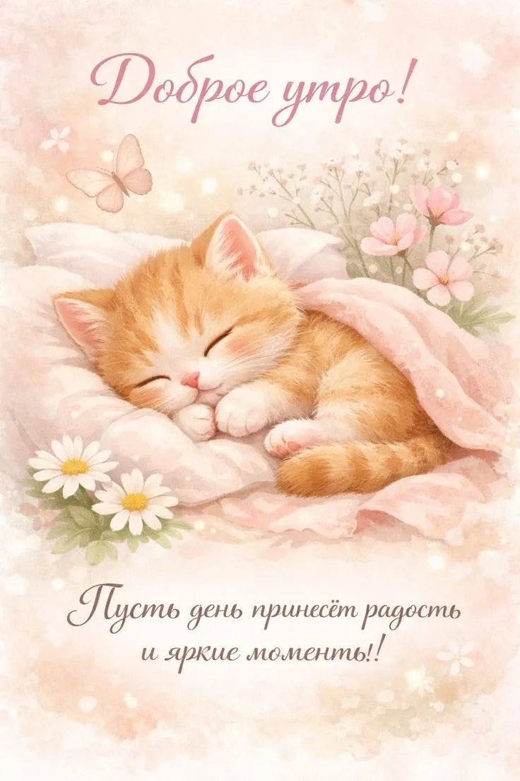 Доброе утро! Пусть день несёт только радость и яркие моменты!
🌷

Не теряйте нас, подпишитесь
 👇 😘