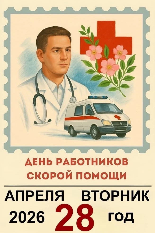 🚑28 апреля в России отмечают День работника скорой медицинской помощи.