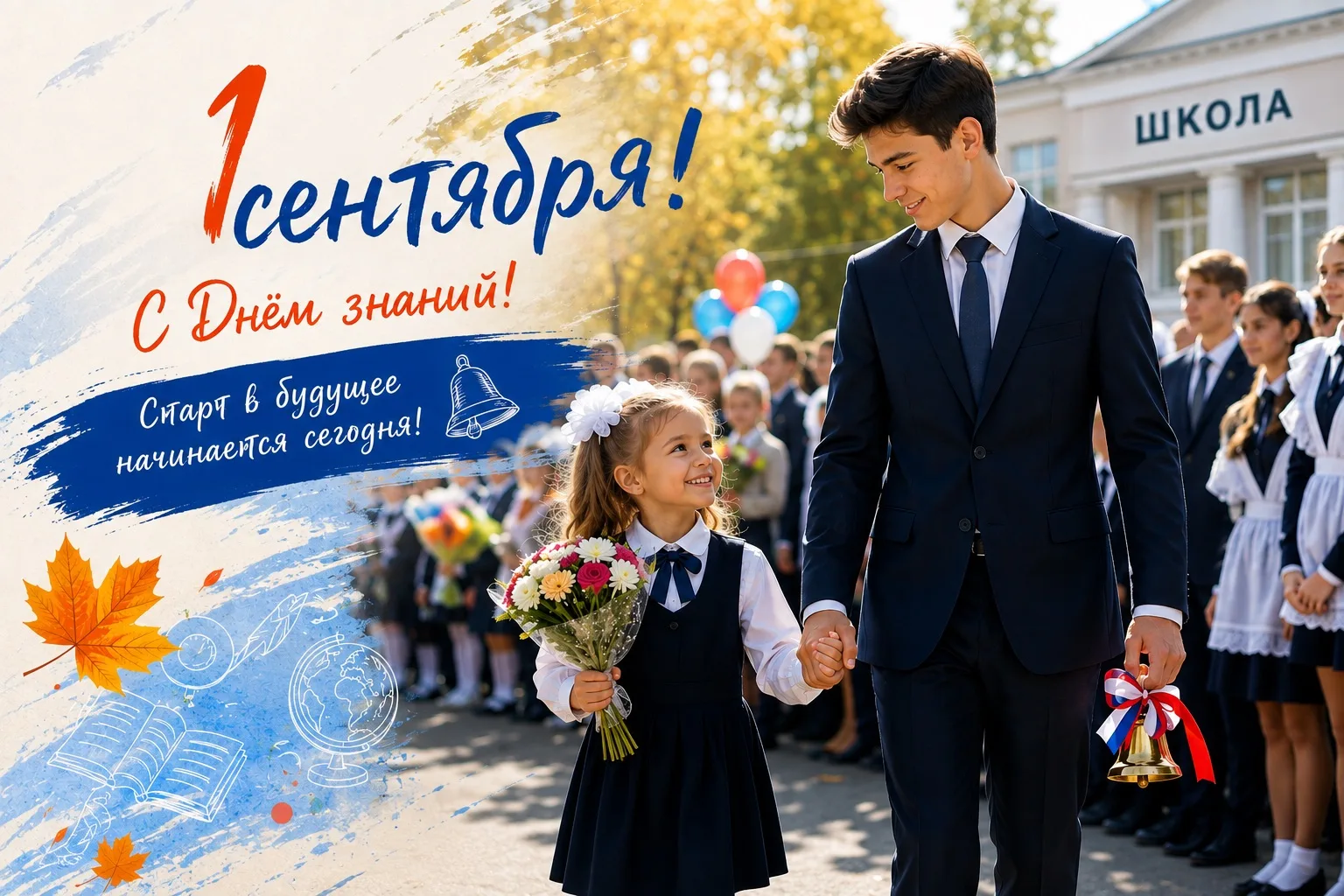 Дорогие друзья! С праздником, с Днём знаний! 🍂🎉